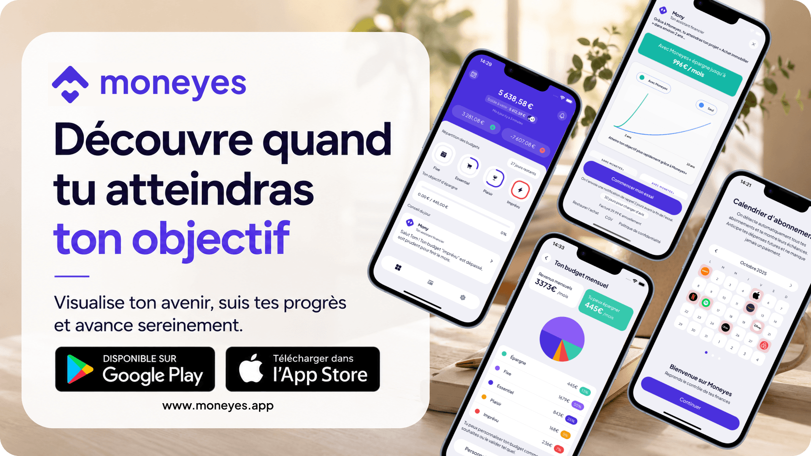 Moneyes application complète